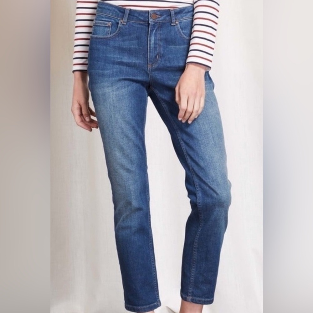 Boden Blue Straight Leg Women's Jeans - Cambridge Ankle Skimmer - 8R